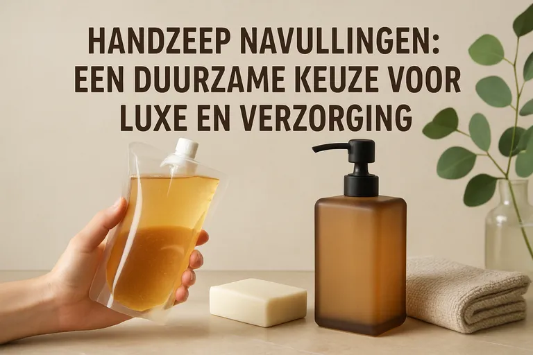 Handzeep navullingen: een duurzame keuze voor luxe en verzorging